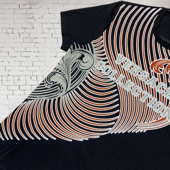 NWT Authentic VERSACE COLLECTION Graphic T-Shirt Men's Large with COA - Picture 7 of 9